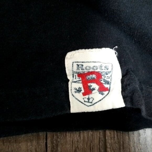 Roots Appleton Estates Men's T-Shirt Size L Black Jamaica Rum Roots Spell Out - Picture 5 of 6